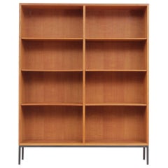 Mid Modern Scandinavian Bookcase in Oak by Børge Mogensen for FDB Møbler