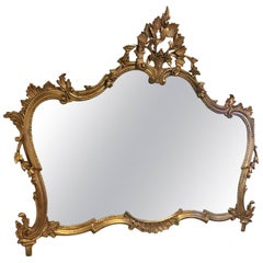 1950s Italian Giltwood Mirror