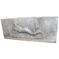 Marble Relief with Reclining Nude Marble Relief with Reclining Nude