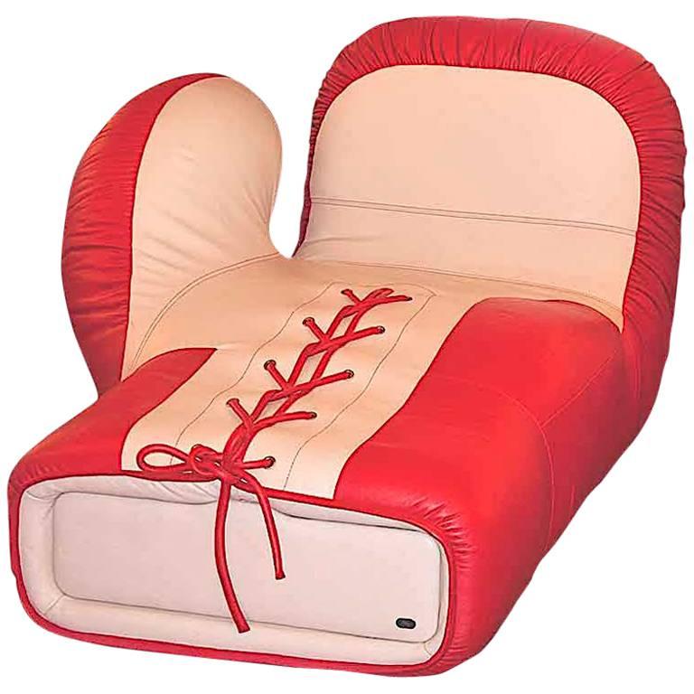 Lounge Chair by De Sede Model Boxing Glove Lounge Chair DS2878