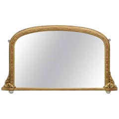 Victorian Gilt Overmantel Mirror