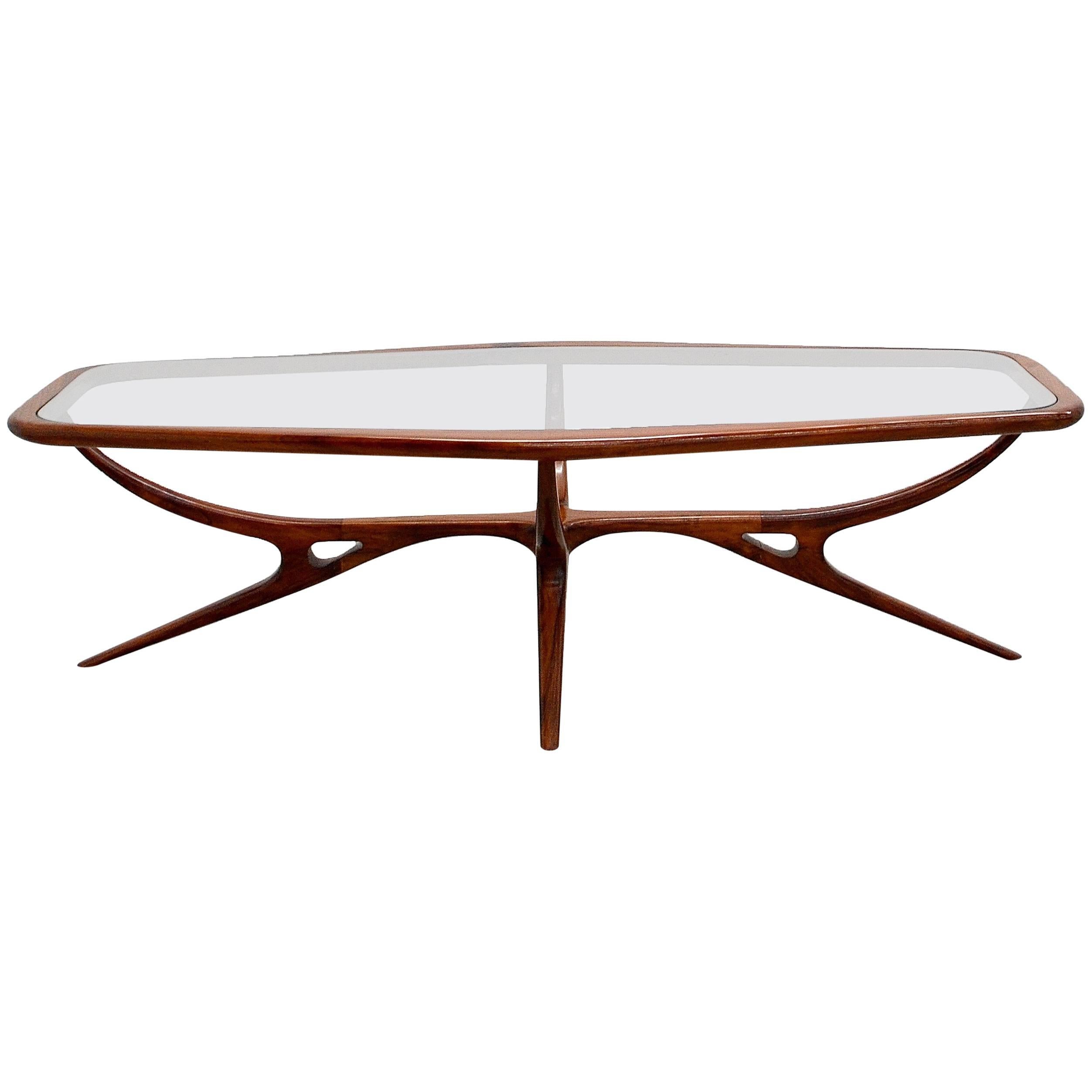 1960s Coffee Table, Giuseppe Scapinelli, Brazilian Mid-Century Modern