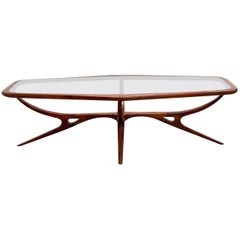 1960s Coffee Table, Giuseppe Scapinelli, Brazilian Mid-Century Modern