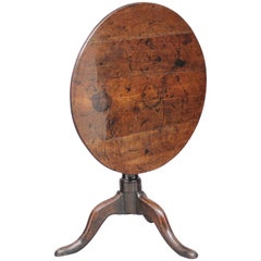 18th Century Oak Tripod Table
