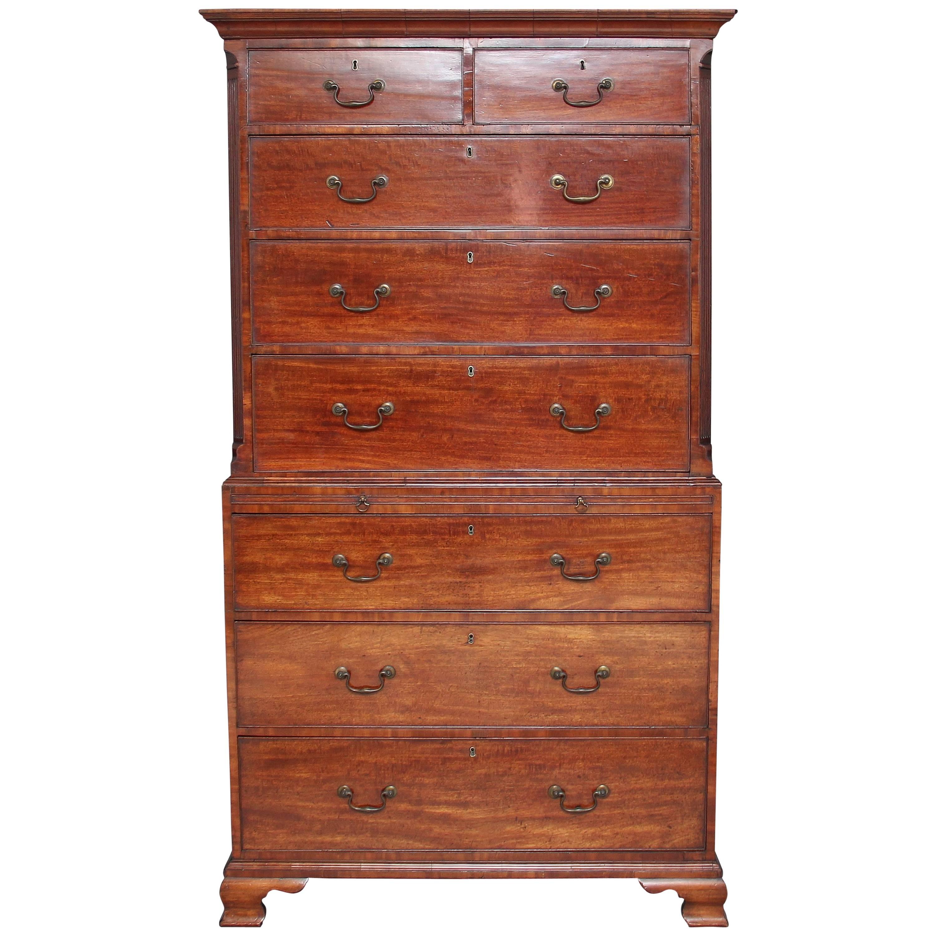 18th Century Mahogany Chest on Chest/Tallboy