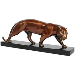 Art Deco Bronze Panther Art Deco Bronze Panther