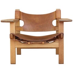 Børge Mogensen 'Spanish' Chair Model 226 Fredericia Stolefabrik, Denmark