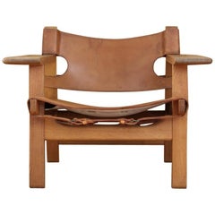 Borge Mogensen 'Spanish' Chair Model 226 Fredericia Stolefabrik, Denmark