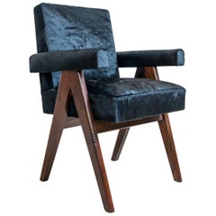 Pierre Jeanneret, PJ-SI-30-A, Committee Armchair, Chandigarh, circa 1953
