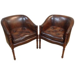 Pair of 20th Century Tub Chairs