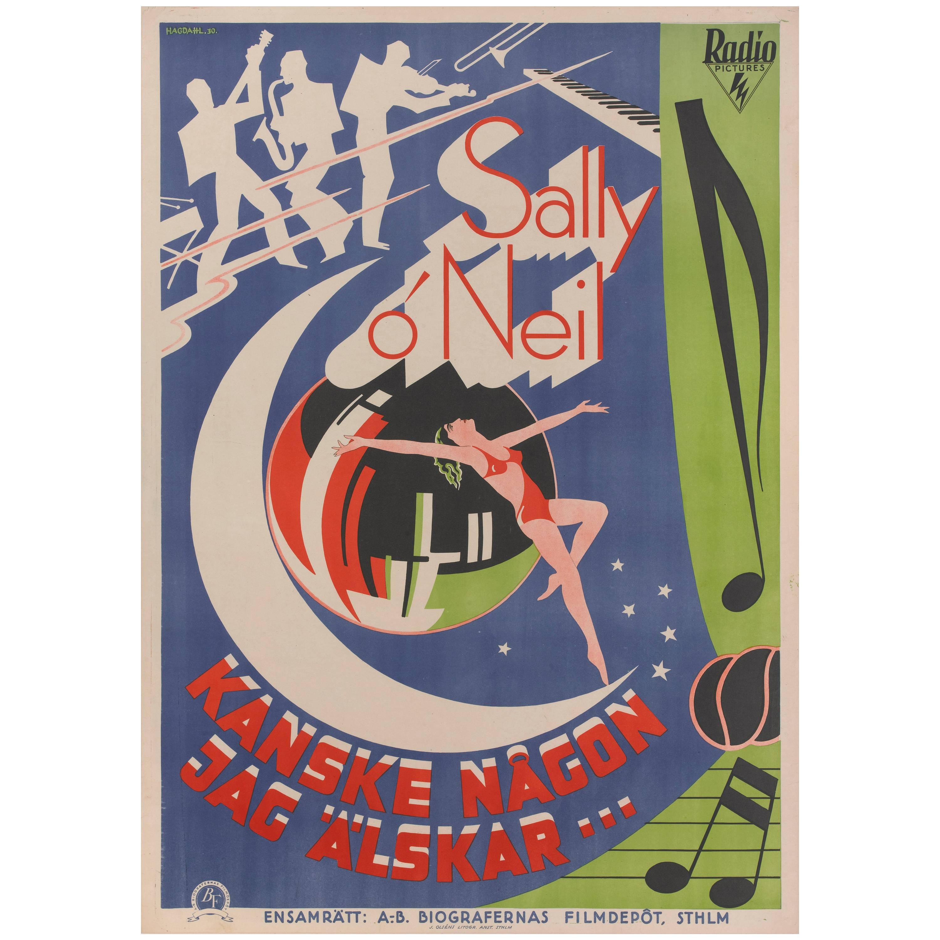 "Jazz Heaven / Kanske Nagon Jag Akskar" Original Swedish Film Poster For Sale