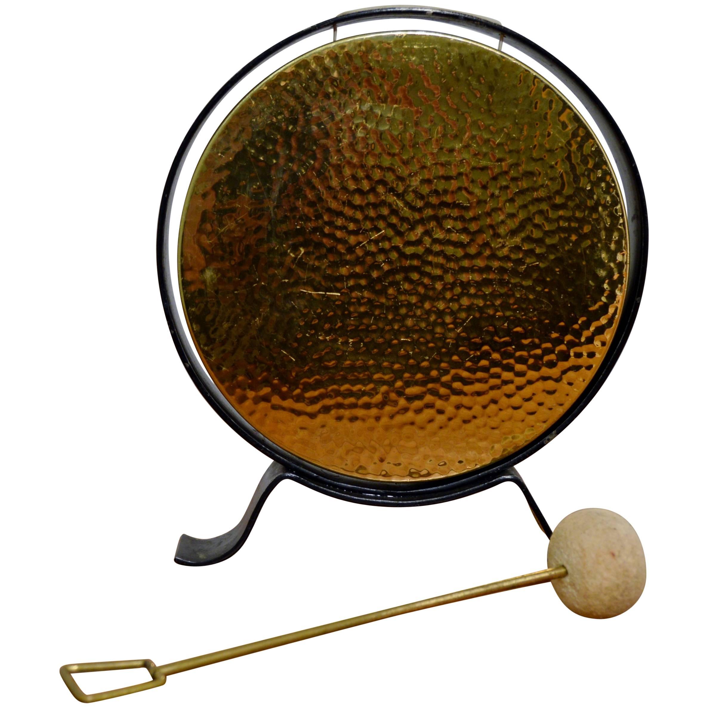 Iron and Brass Gong by Ystad Metall