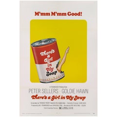 Vintage "There's a Girl in My Soup" Original US Movie Poster