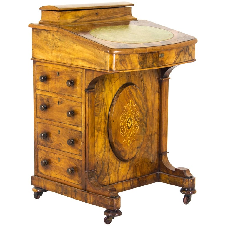 Davenport Desk Antique Desk Victorian Writing Table, Scotland, 1860 Davenport Desk Antique Desk Victorian Writing Table, Scotland, 1860 For Sale - Davenport Desk Antique Desk Victorian Writing Table, Scotland, 1860