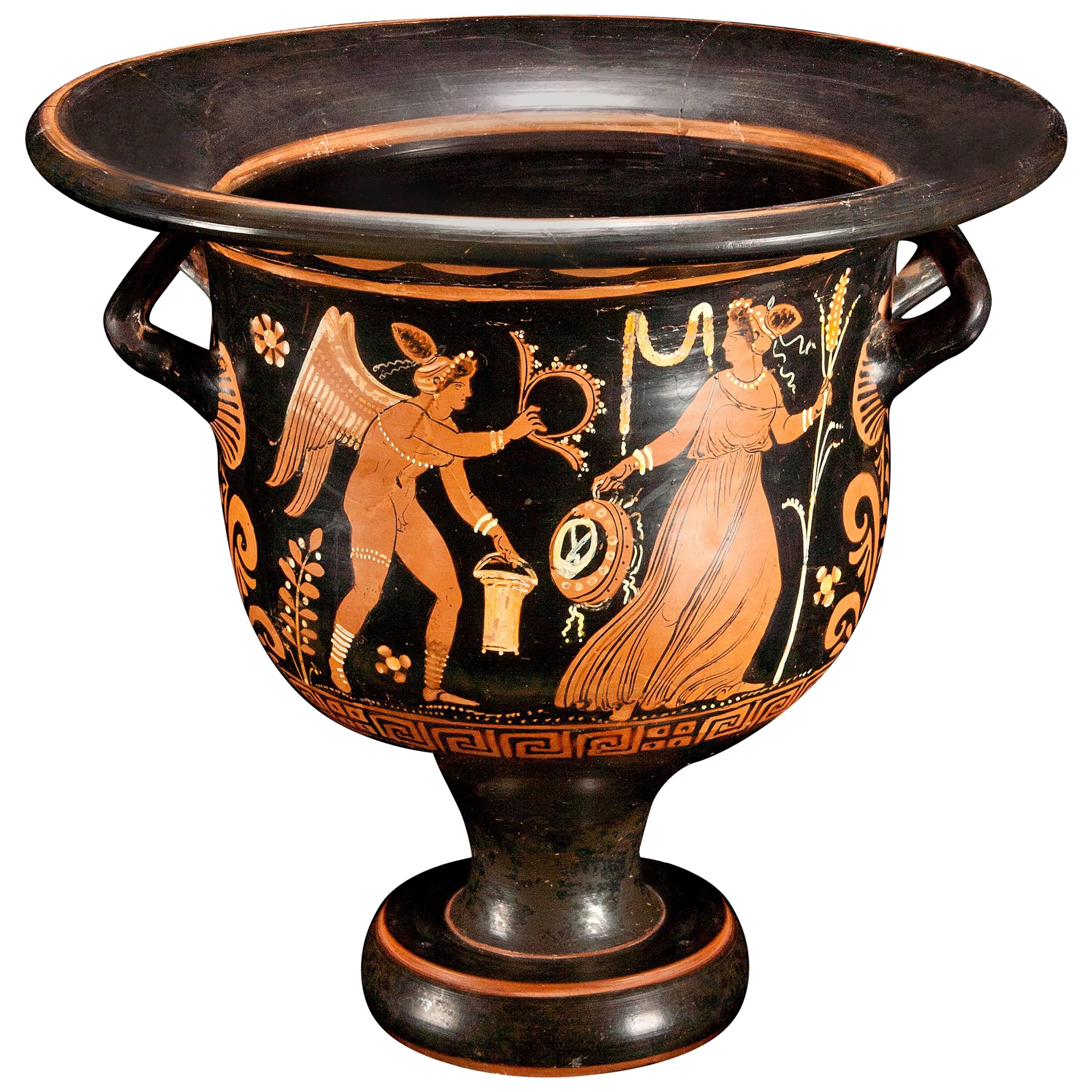 Large Apulian Bell Krater For Sale
