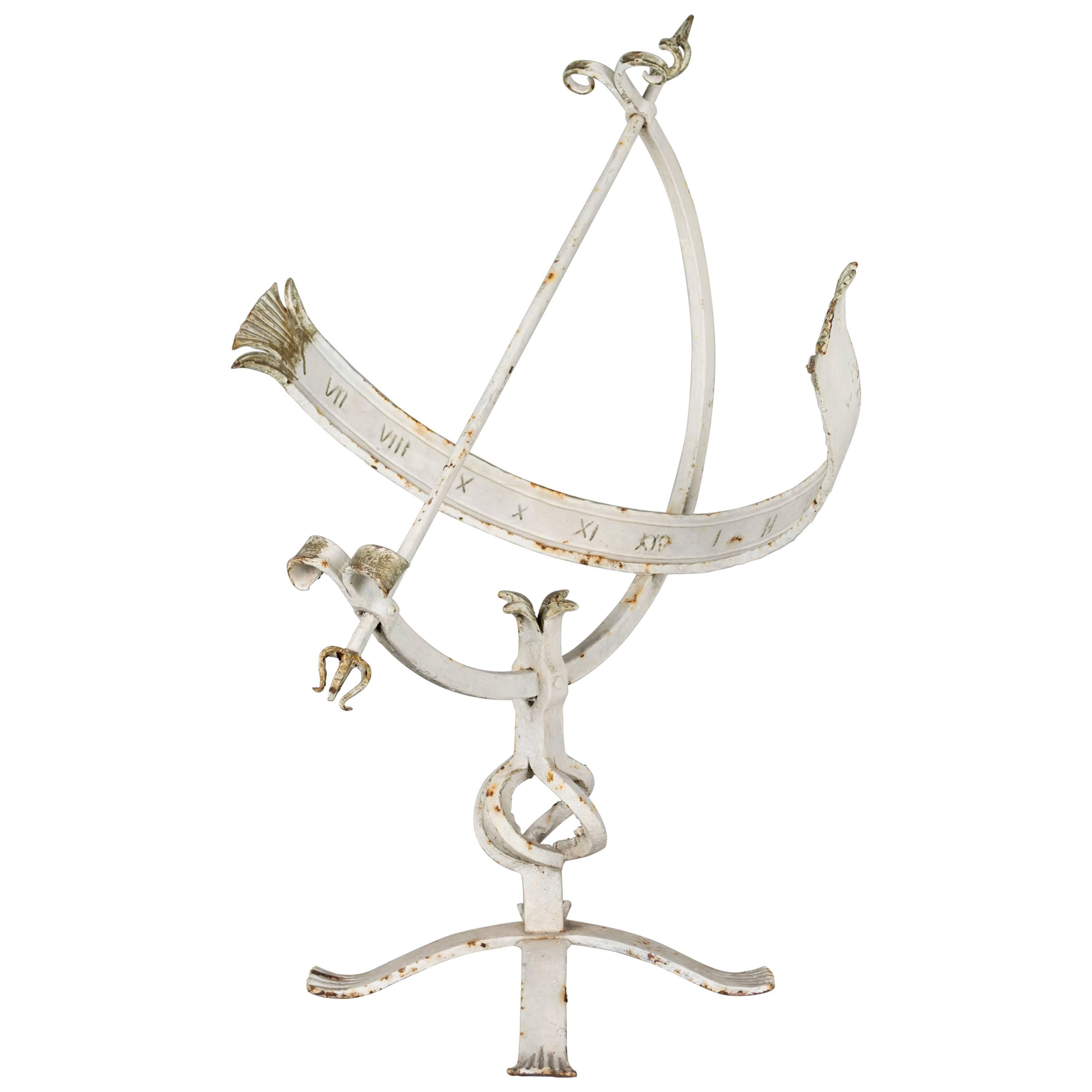 French Wrought Iron Sundial