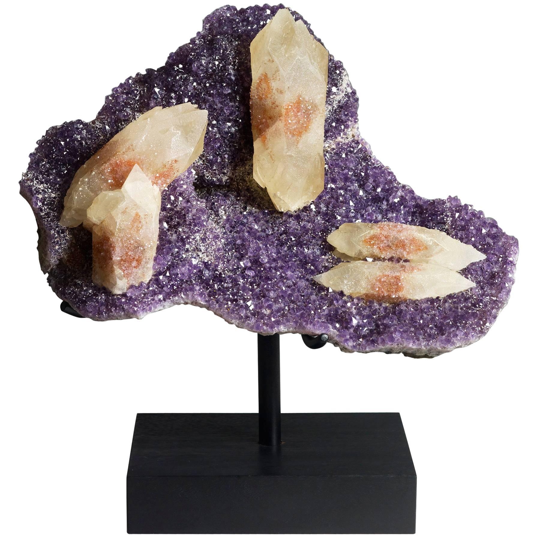 Calcite, Quartz and Amethyst Crystals For Sale