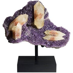 Calcite, Quartz and Amethyst Crystals