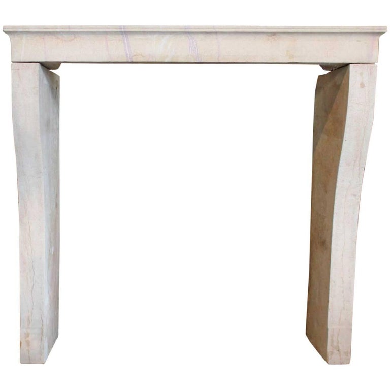Antique Marble Stone Fireplace Mantel 19th Century For Sale At