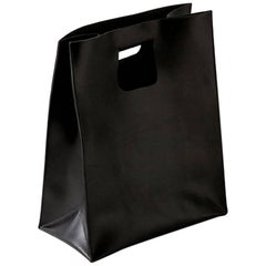 "Carol" Leather Bag Designed by Claude Bouchard for Oscar Maschera