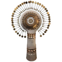 Georges Pelletier Fantastic and Huge Ceramic Table Lamp