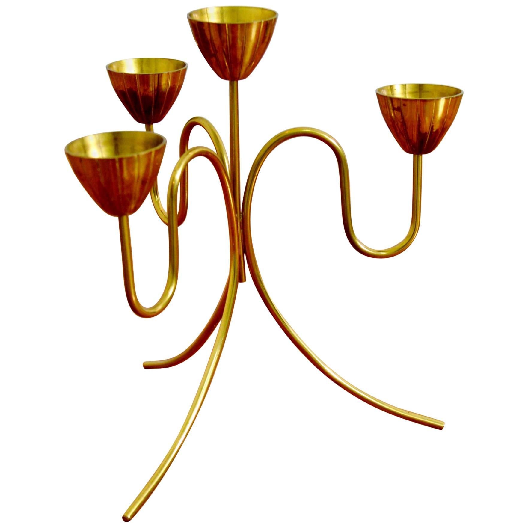 Candelabra by Gunnar Ander for Ystad Metall For Sale