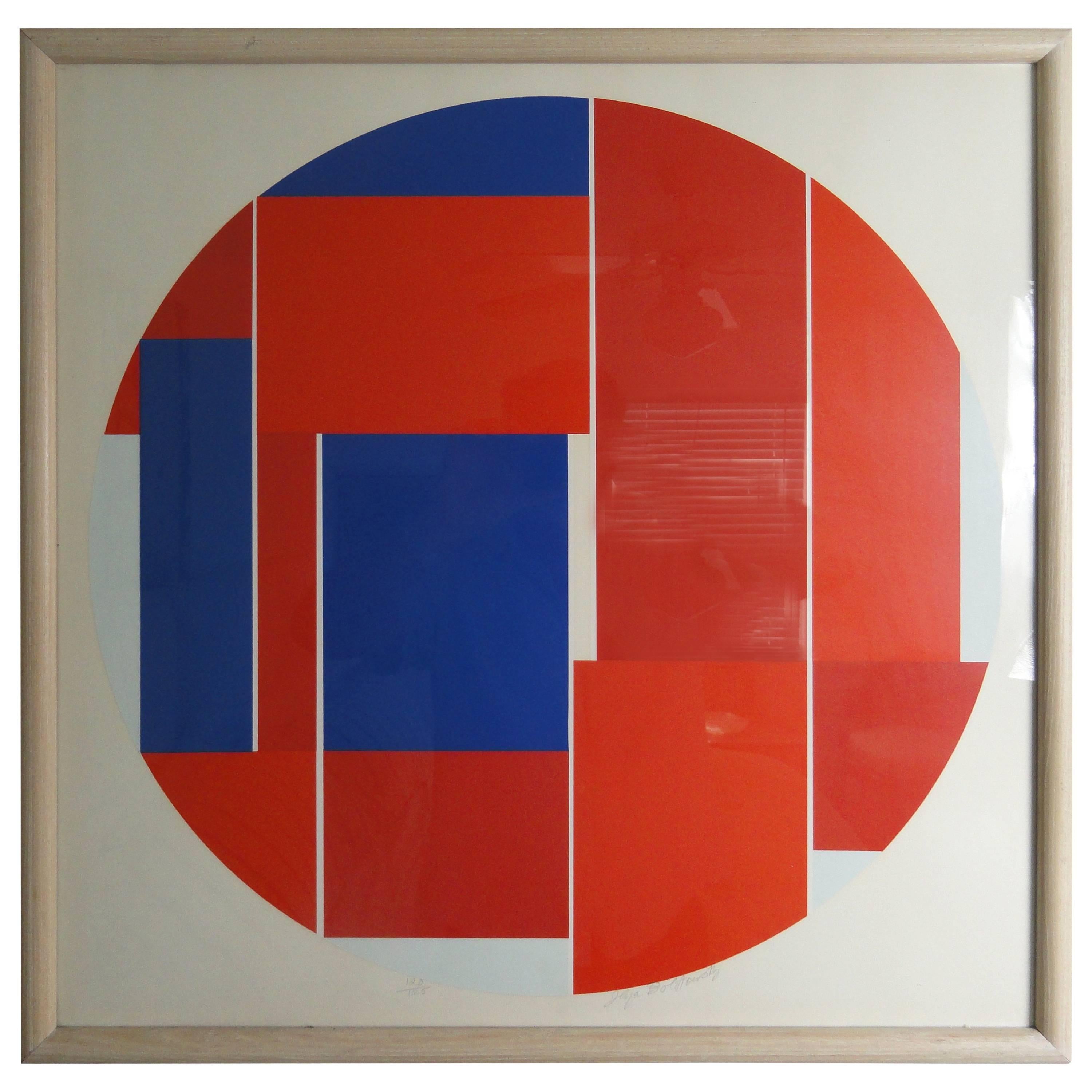 Ilya Bolotowsky signed and numbered screenprint For Sale