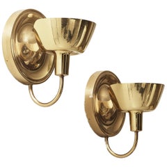 Pair of Large Wall Lights by Josef Frank