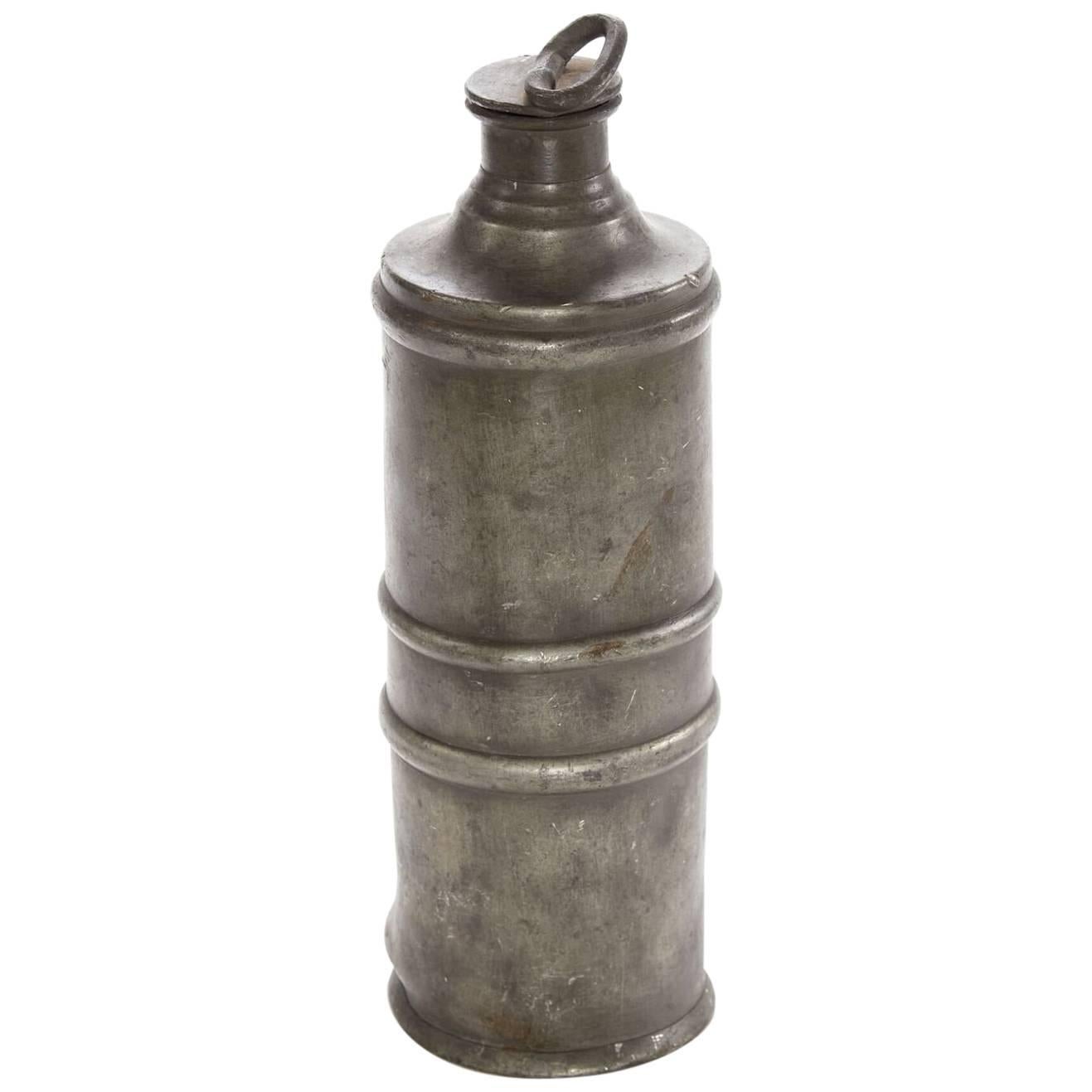 19th Century Pewter Canister from Germany