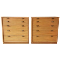 Vintage Pair of Edward Wormley Bachelor Chests, 1949
