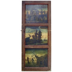 18th Century Italian Painted Chapel Door