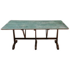 19th Century Painted Kitchen Table