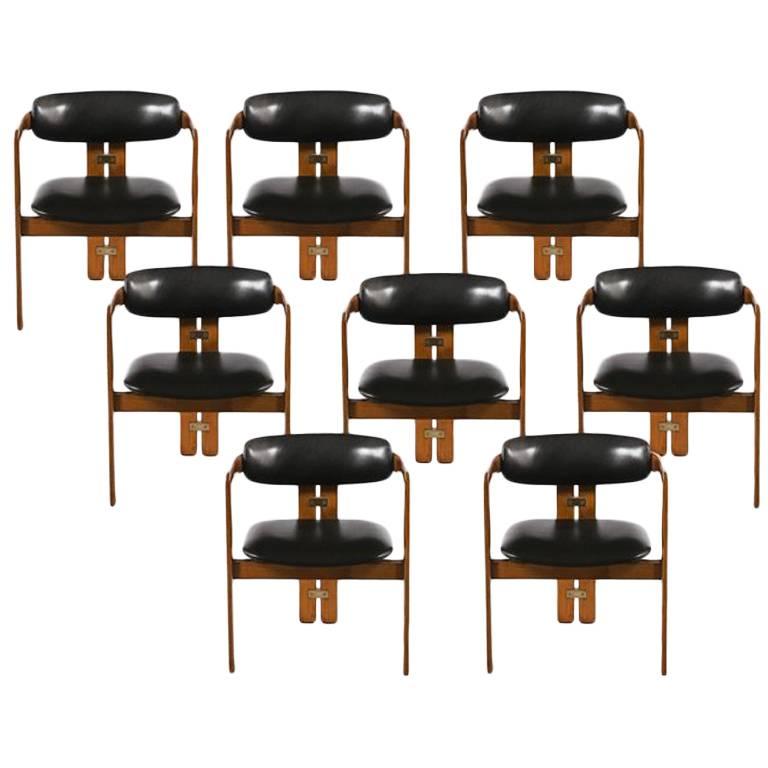 Eight Augusto Savini Dining Chairs