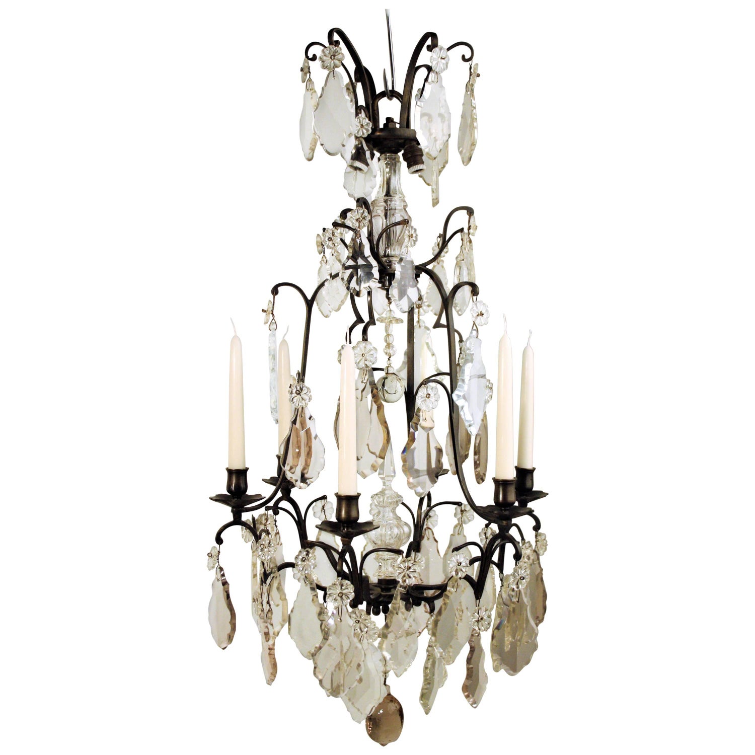 18th Century And Earlier Chandeliers Pendants 222 For 18th Century Louis Xv Period Crystal Chandelier