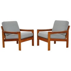 Set of Two Danish Midcentury Armchairs, 1970s