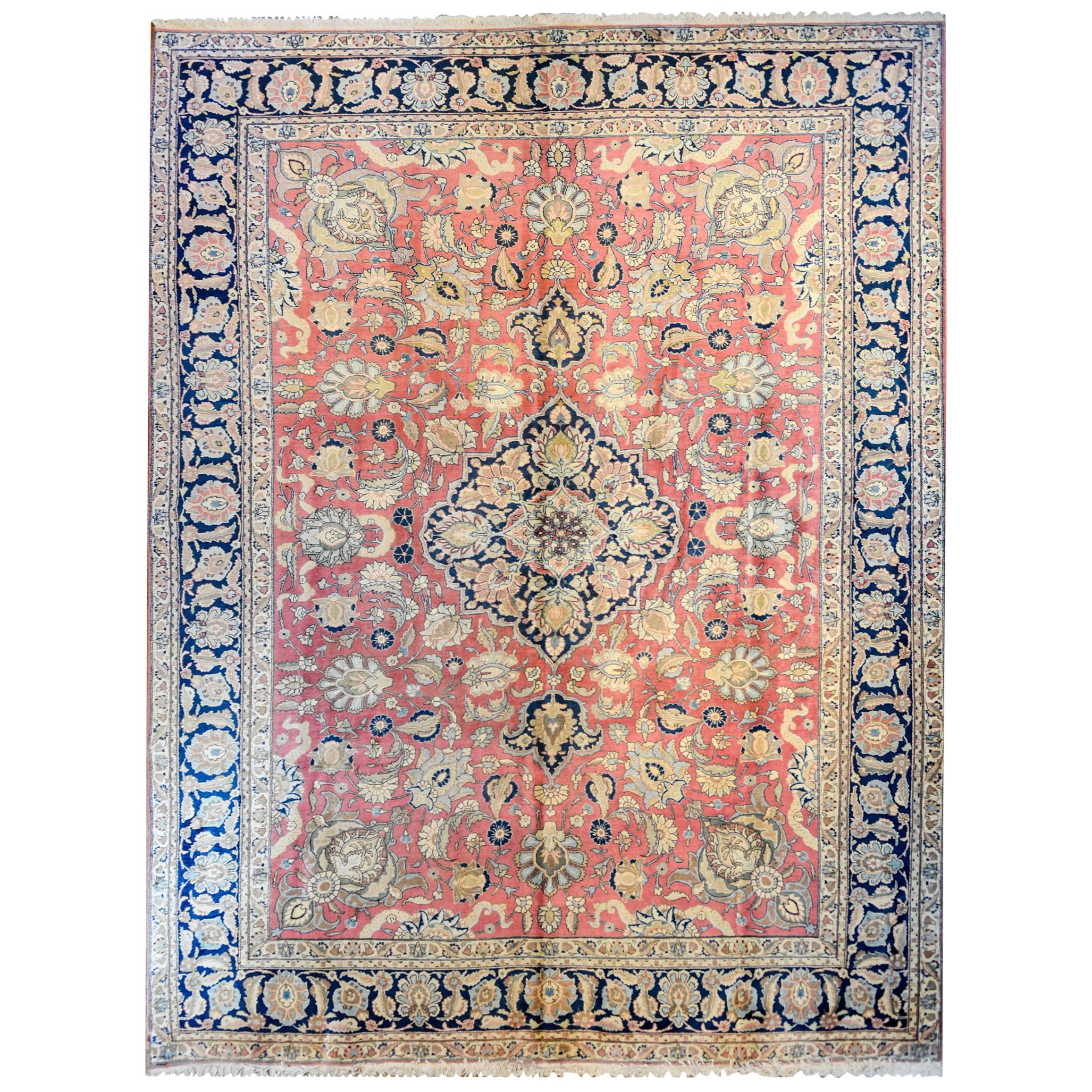Incredible Mid-20th Century Tabriz Rug For Sale