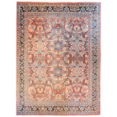 Early 20th Century Meshkabad Mahal Rug