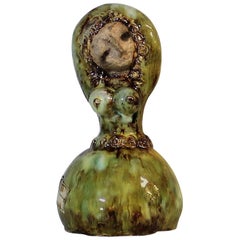 Iparmuveszeti Vallalat Ceramic Mid-Century Modern Semi-Nude Female Sculpture