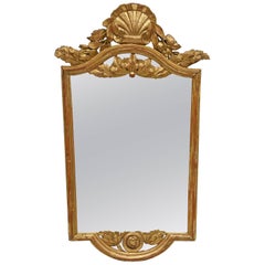 Neoclassical Gilt Console Mirror