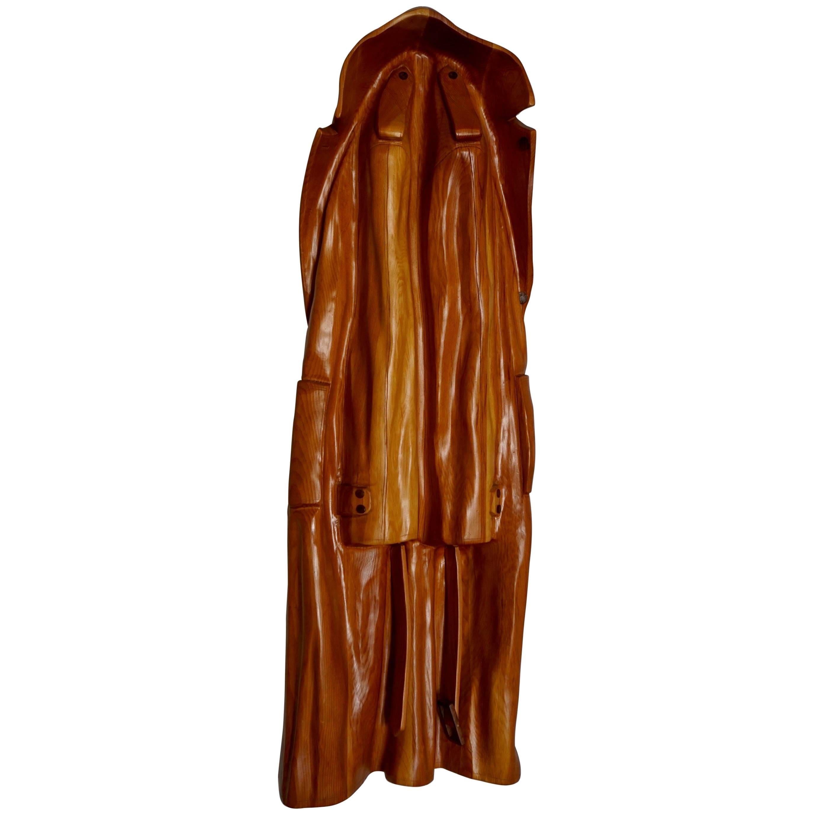 Pop Art Raincoat Sculpture by Rene Megroz For Sale