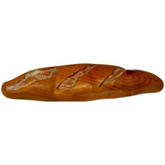 Vintage Pop Art Loaf of Bread Sculpture by Rene Megroz