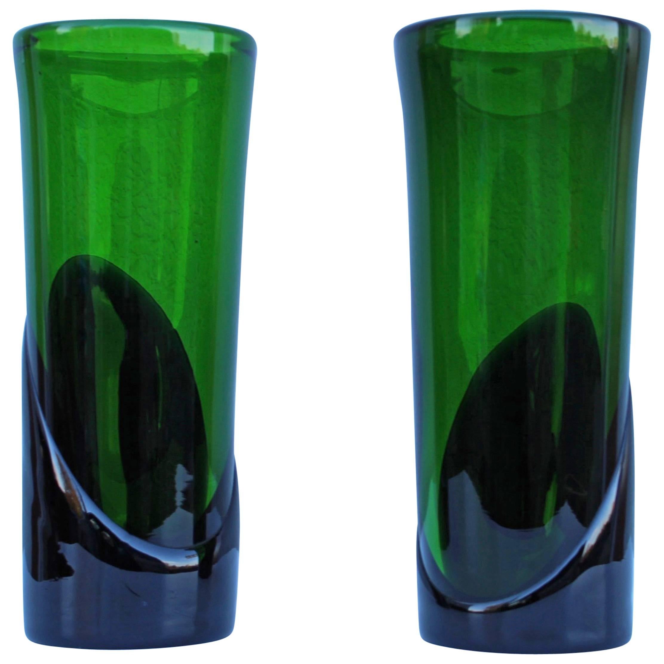 1950s Art Glass Italian Vases