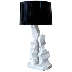 Mid-Century Modern Sculptural Studio Plaster Table Lamp Manner of John Dickinson