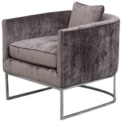 Milo Baughman Chrome Lounge Chair
