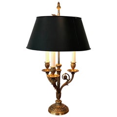 Fumiere et Cie French Doré Bronze Bouillotte Lamp