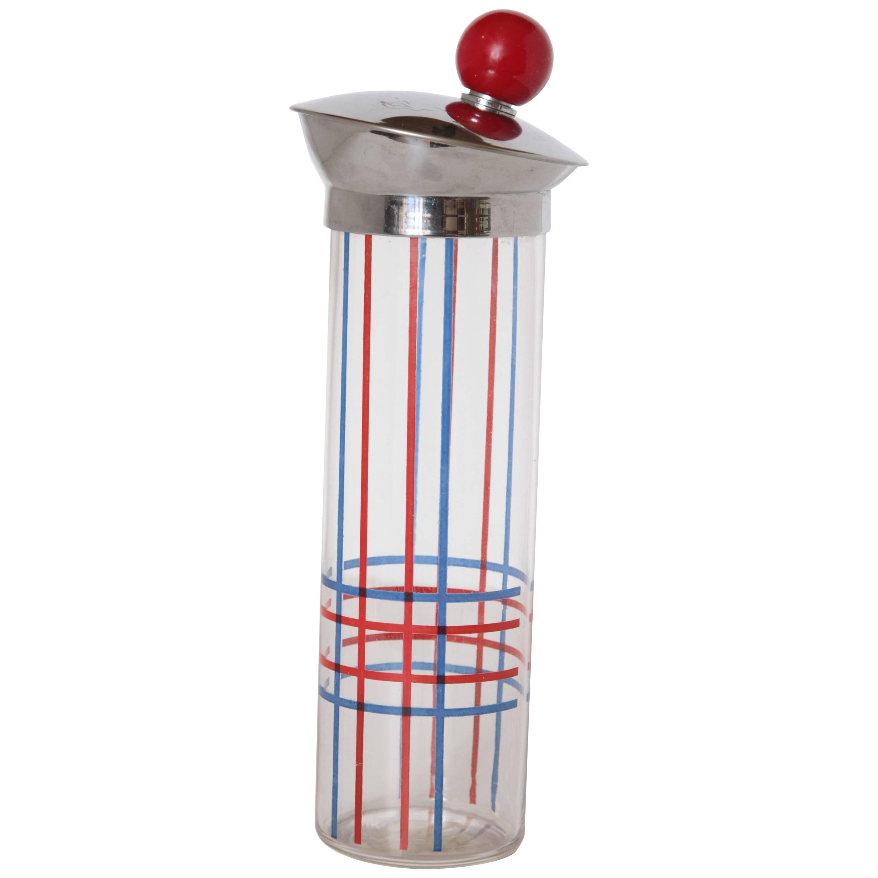 Art Deco Cocktail Shaker, Patented Design, Tam-O-Shaker by Seymour Products