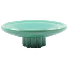 Paul Milet for Sevres Art Deco Modernist Celadon Ceramic Bowl, circa 1940s