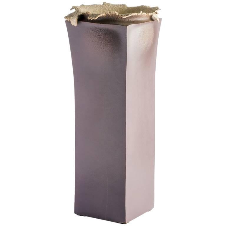 Purple Colored Ceramic Booming Vase