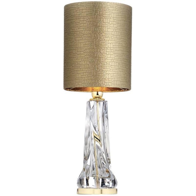 Crystal Table Lamp For Sale at 1stDibs