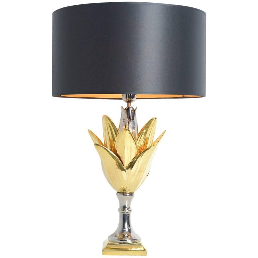 Impressive Italian Ceramic Table Lamp For Sale